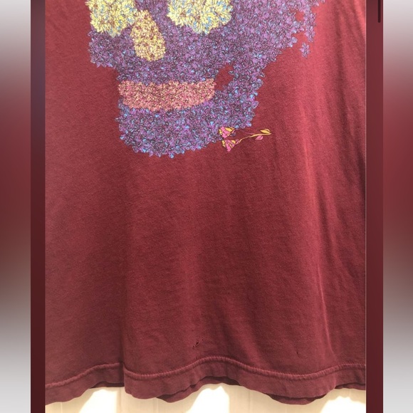 Marc Jacobs T Shirt with Skull/Flower Design Size Med - Picture 9 of 10